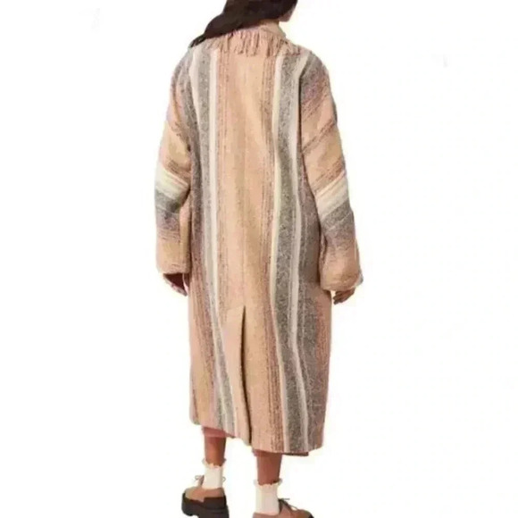 NWT Free People Desert Fringe Coat XS/S - Picture 5 of 5